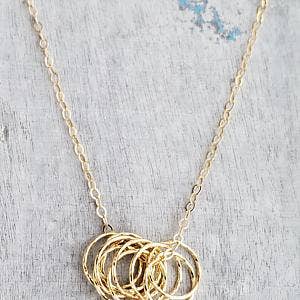 Sosie Designs - Wholesale Pendant/Charm Necklace - Gold Cluster Necklace1