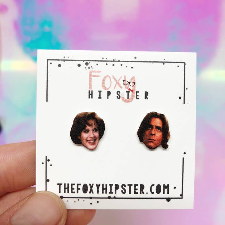 Brincos de coudete inspirados Breakfast Club por atacado de The Foxy Hipster
