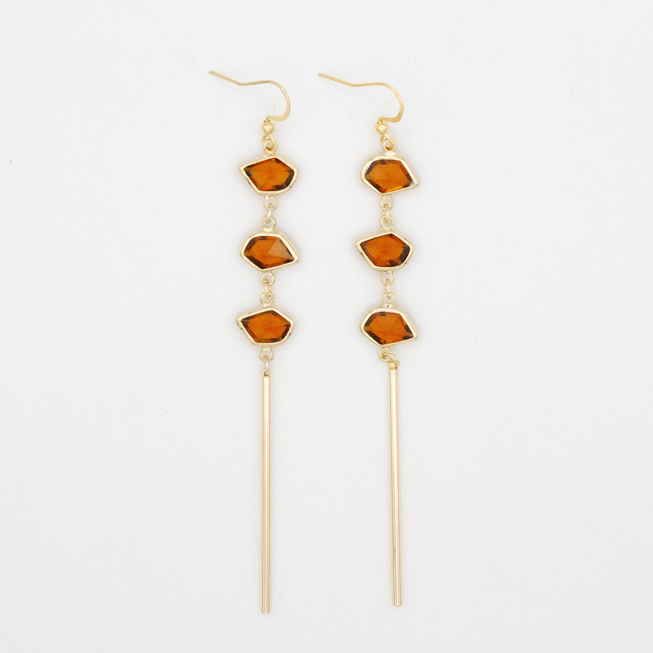 bungalowBlonde Jewelry - Vendita all'ingrosso Orecchini pendenti - Orecchini Bali-Ali: Ambra0