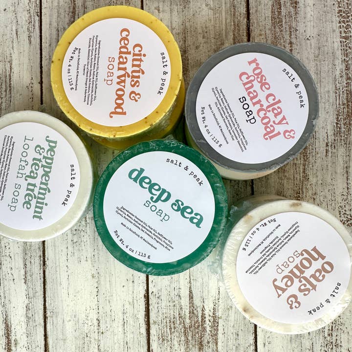 Salt & Peak - Vendita all'ingrosso Saponette - Saponetta, Saponetta, Saponetta Viso, Saponetta Argilla Rosa e Carbone4