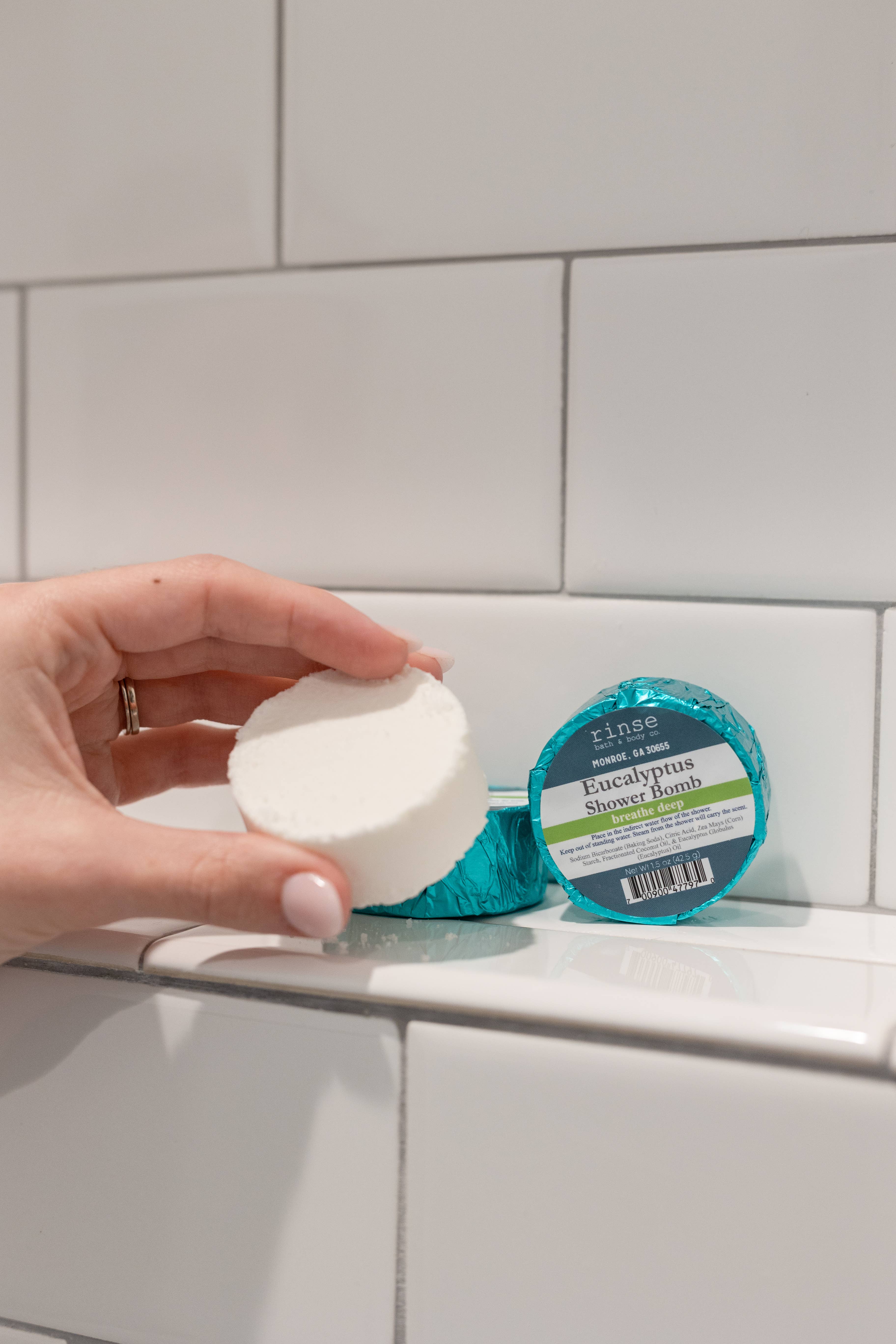 Rinse Bath Body Inc - Wholesale Shower Steamer/Bomb - Shower Bomb | Eucalyptus Shower Steamer | Up to 4 Uses