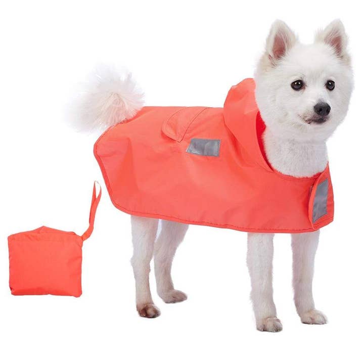 Blueberry Pet – Großhandel Haustier-Regenmantel – Hund – Wasserabweisender, reflektierender Regenponcho für Hunde