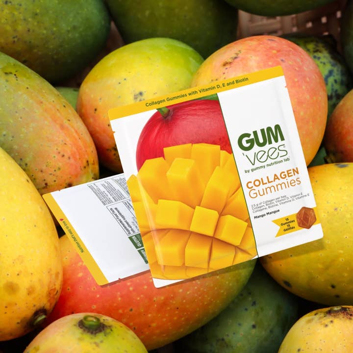 GUM'vees - Wholesale Gummy - Collagen Gummies - 15 gummies per Bag - Case of 10 Bags12