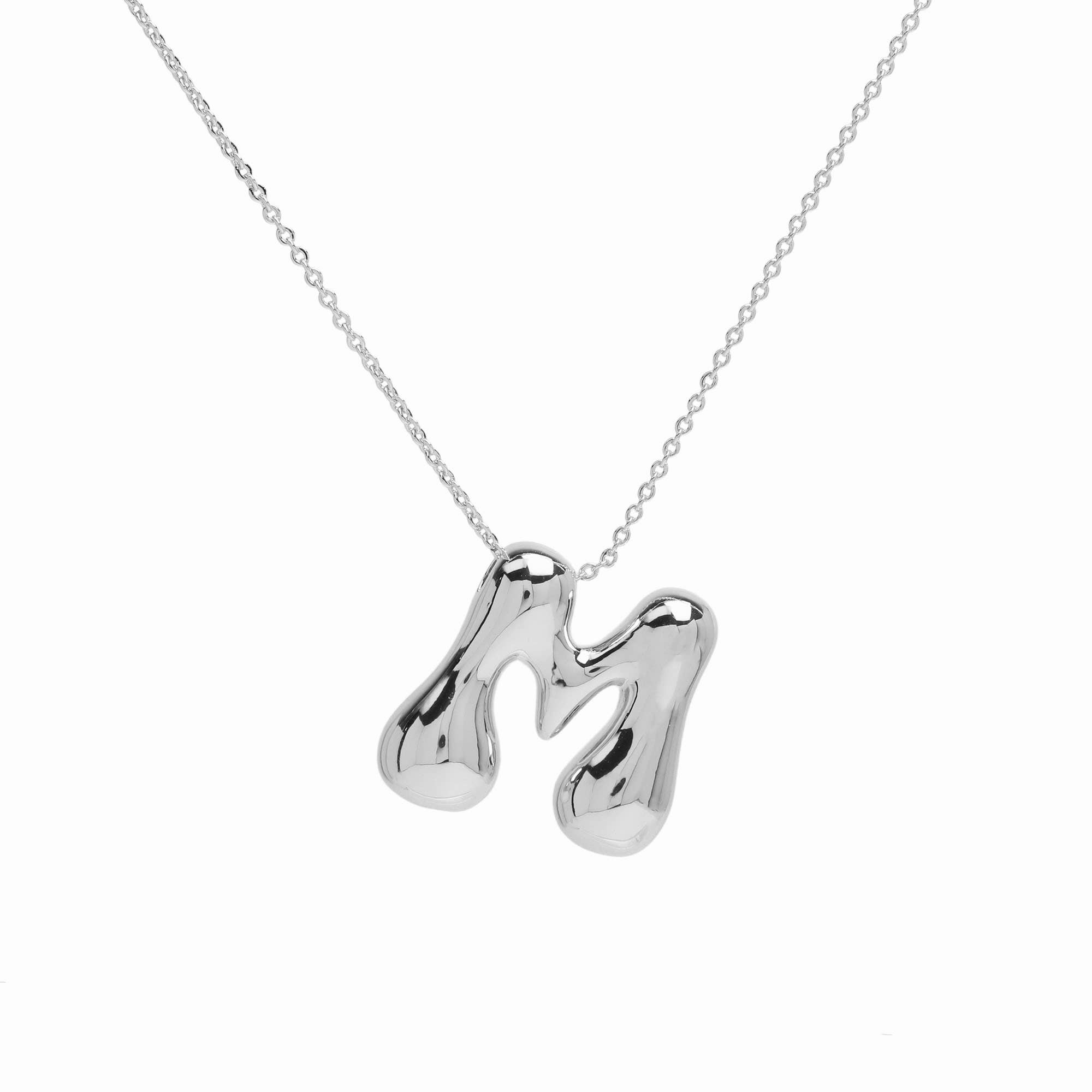Savvy Bling – wholesale Pendant/charm necklace – Initial Waterdrop 18K Gold Necklace15