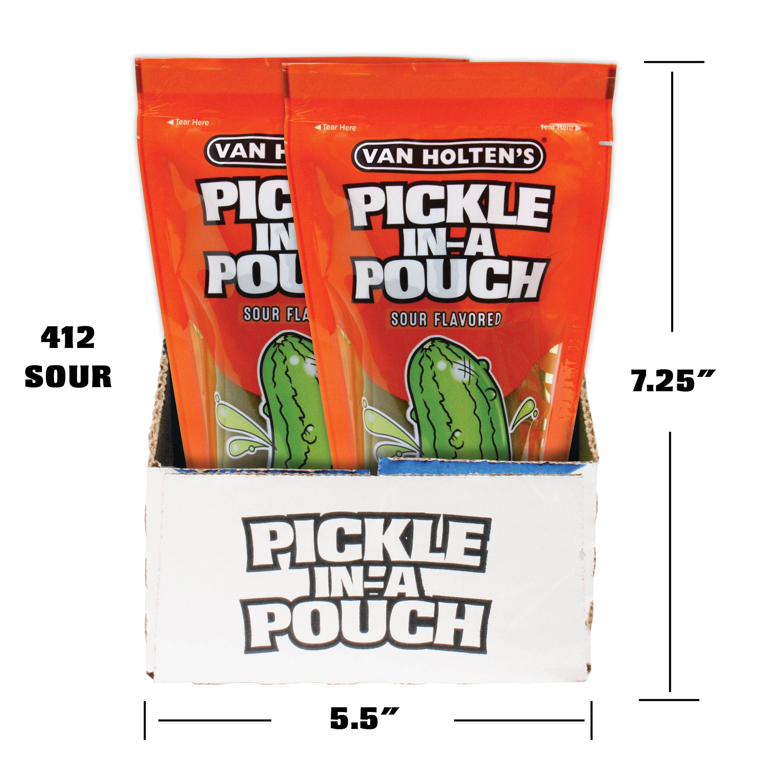 Shop The King - Vente Collations aux fruits - Cornichon Jumbo Aigre Van Holten's Iw 12 par caisse3