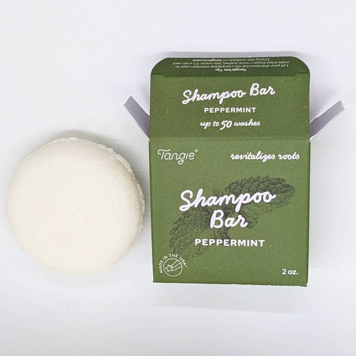 Tangie Peppermint Shampoo Bar – Vegan, Fresh & Zero Waste for wholesale by Tangie LLC