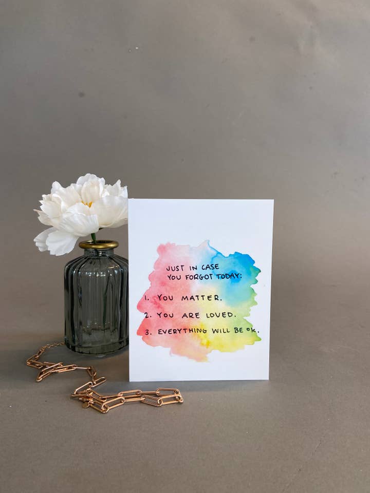 Well Wishes Series - Just in Case for wholesale by Ink + Splash