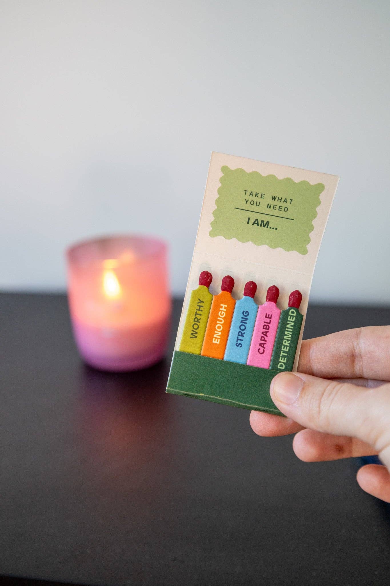Lindy Stark Designs - Wholesale Matches - Self Love Affirmations Matchbook4