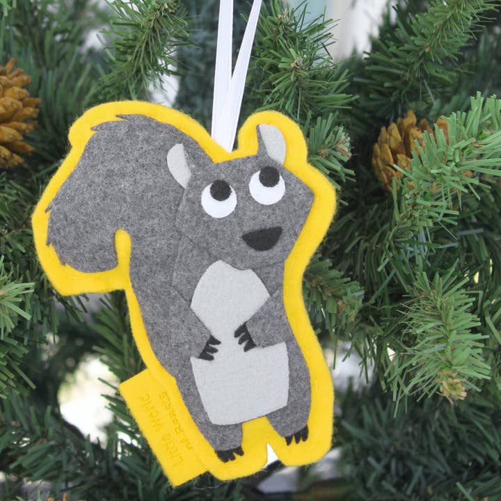 Greta the Squirrel Ornament for wholesale by Little World of Beasts