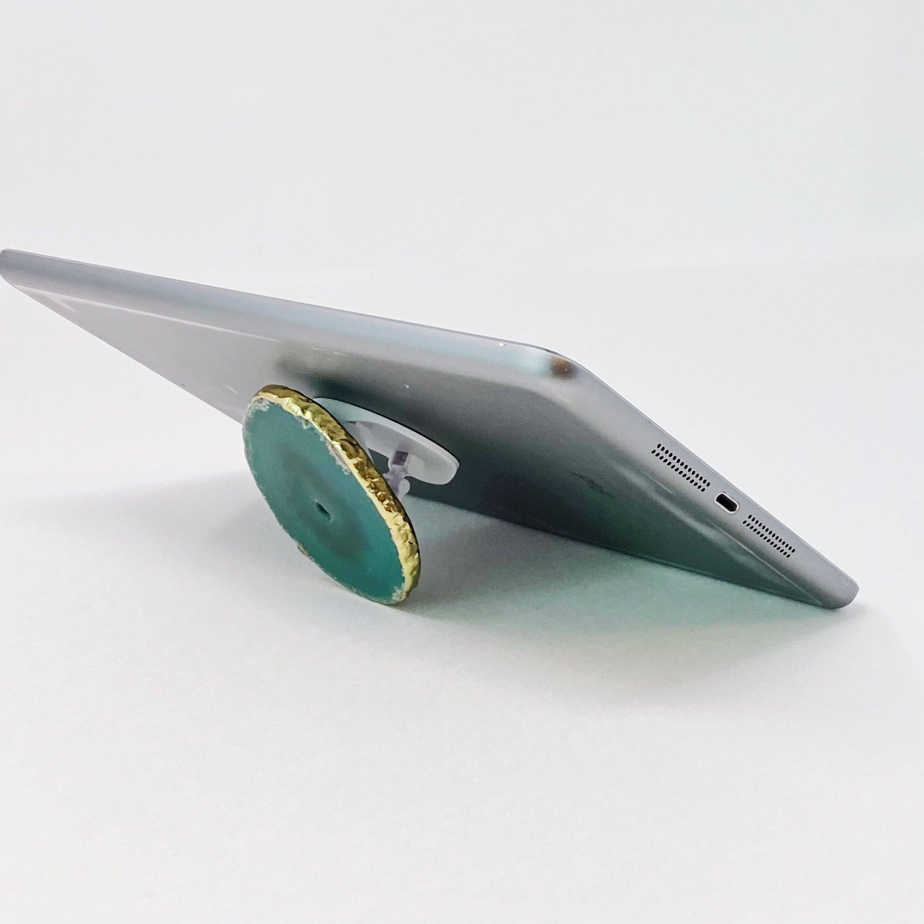 Ellison+Young - Wholesale Phone Grip - Golden Edge Natural Stone Phone Grip11