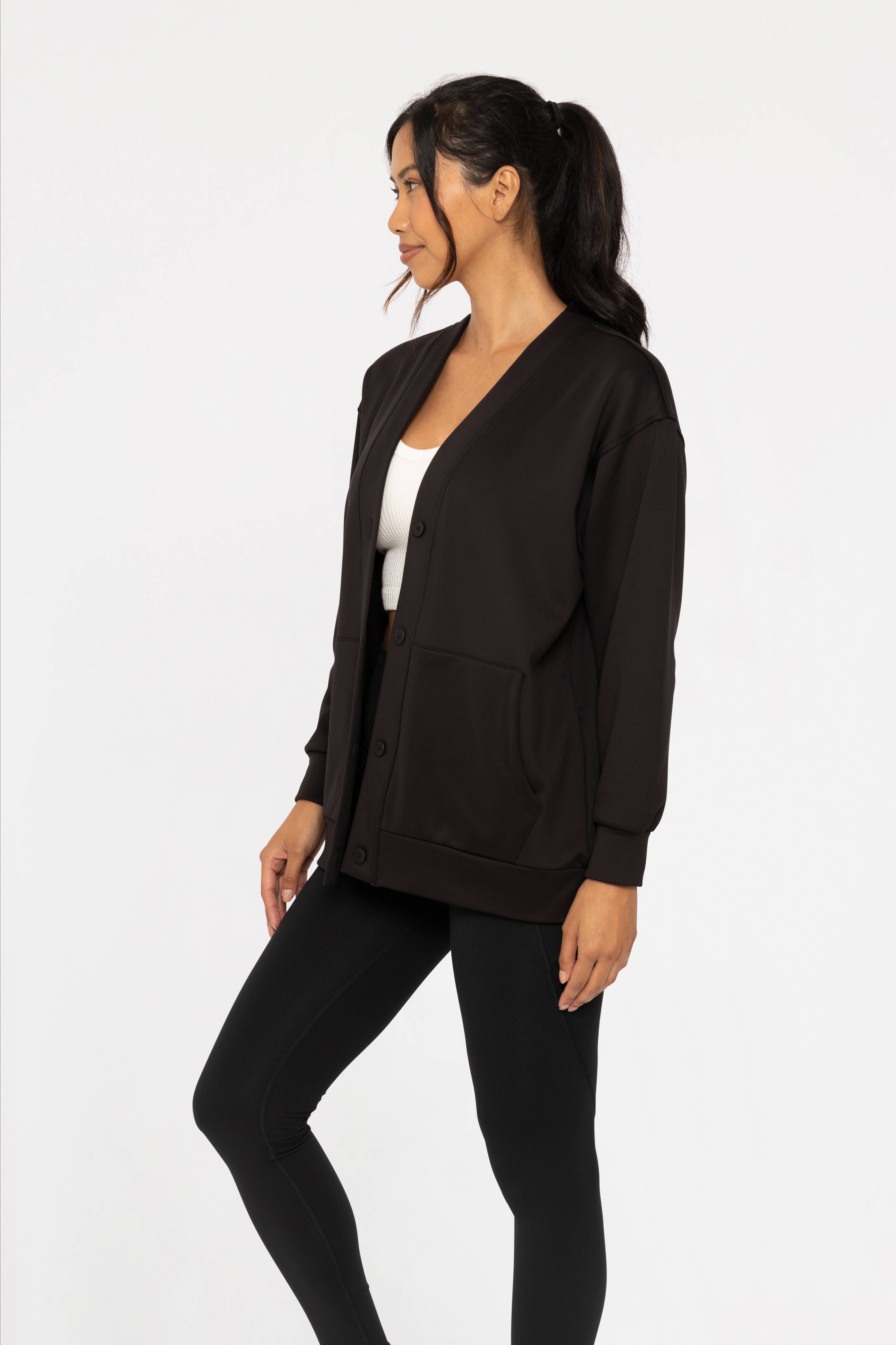 Mono B – wholesale Cardigan – Women’s – Elevated Button Down Cardigan11