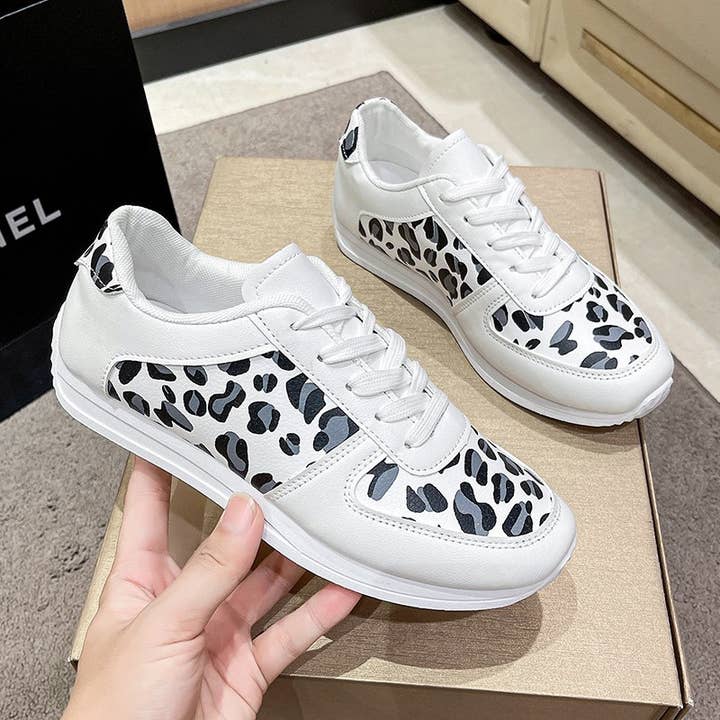 Comely Fashion - Wholesale Sandals - Women's - Leopard Casual Fashion Women's Sneakers3