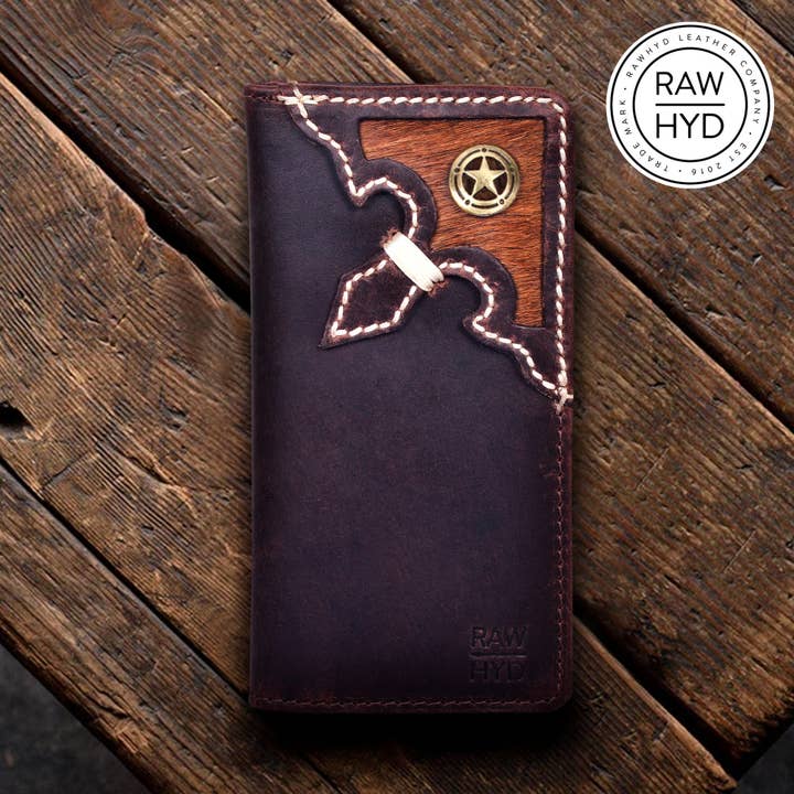 RAWHYD Leather Co. - Wholesale Wallet - Men's - Western Concho Wallet for Men4