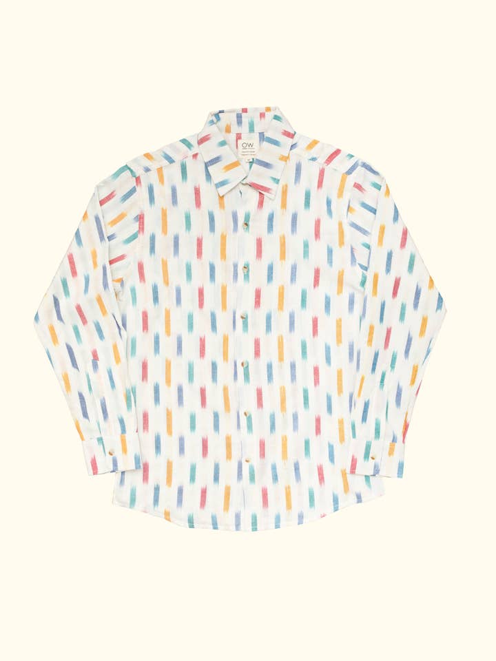 weave hand-woven long sleeve shirt for wholesale by Otherwise