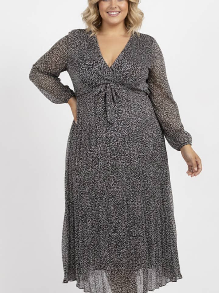 lp15330 Robes longue avec imprime lilieplus+ voor wholesale door Lilie Rose