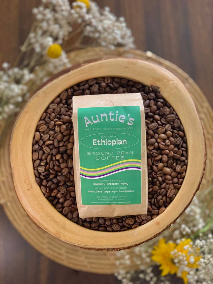 Origem única: Etiópia - Feijão moído por atacado de Auntie's Coffee