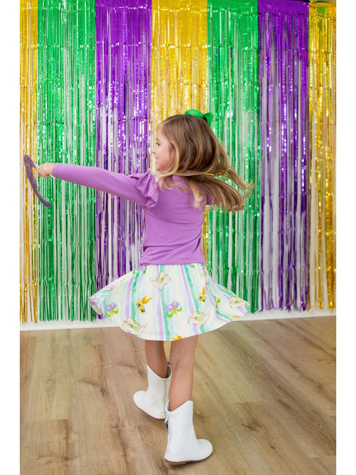 Sweet Bay Clothing – Engroshandel Skørt - Børn og baby – Mardi Gras Majorette Støvler Shorts3