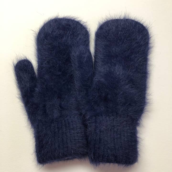 Billy Bamboo - Wholesale Mittens - Women's - FLUFFY ANGORA MITTENS - neutral14