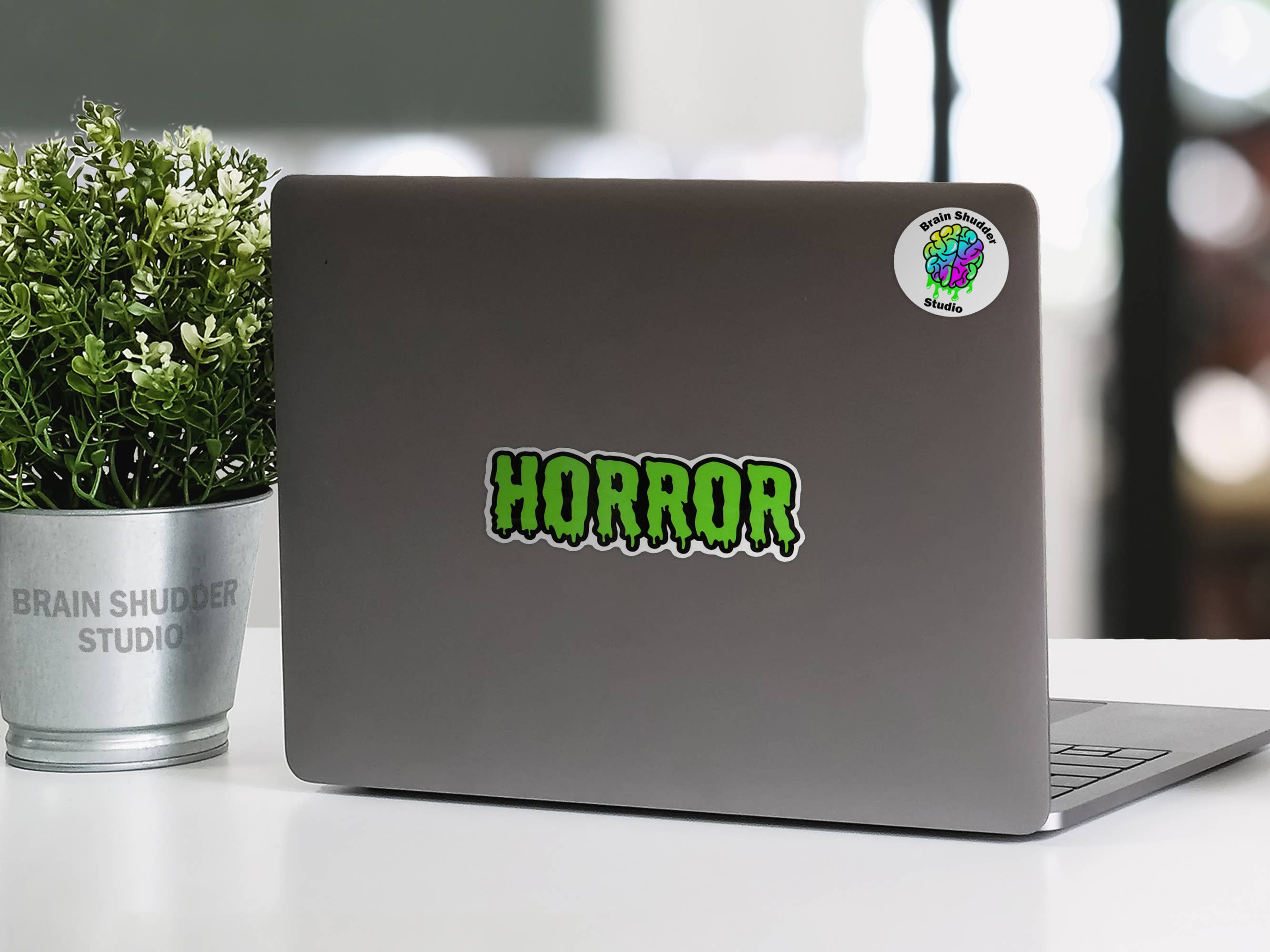 Brain Shudder Studio - Wholesale Sticker - Green Horror Sticker4