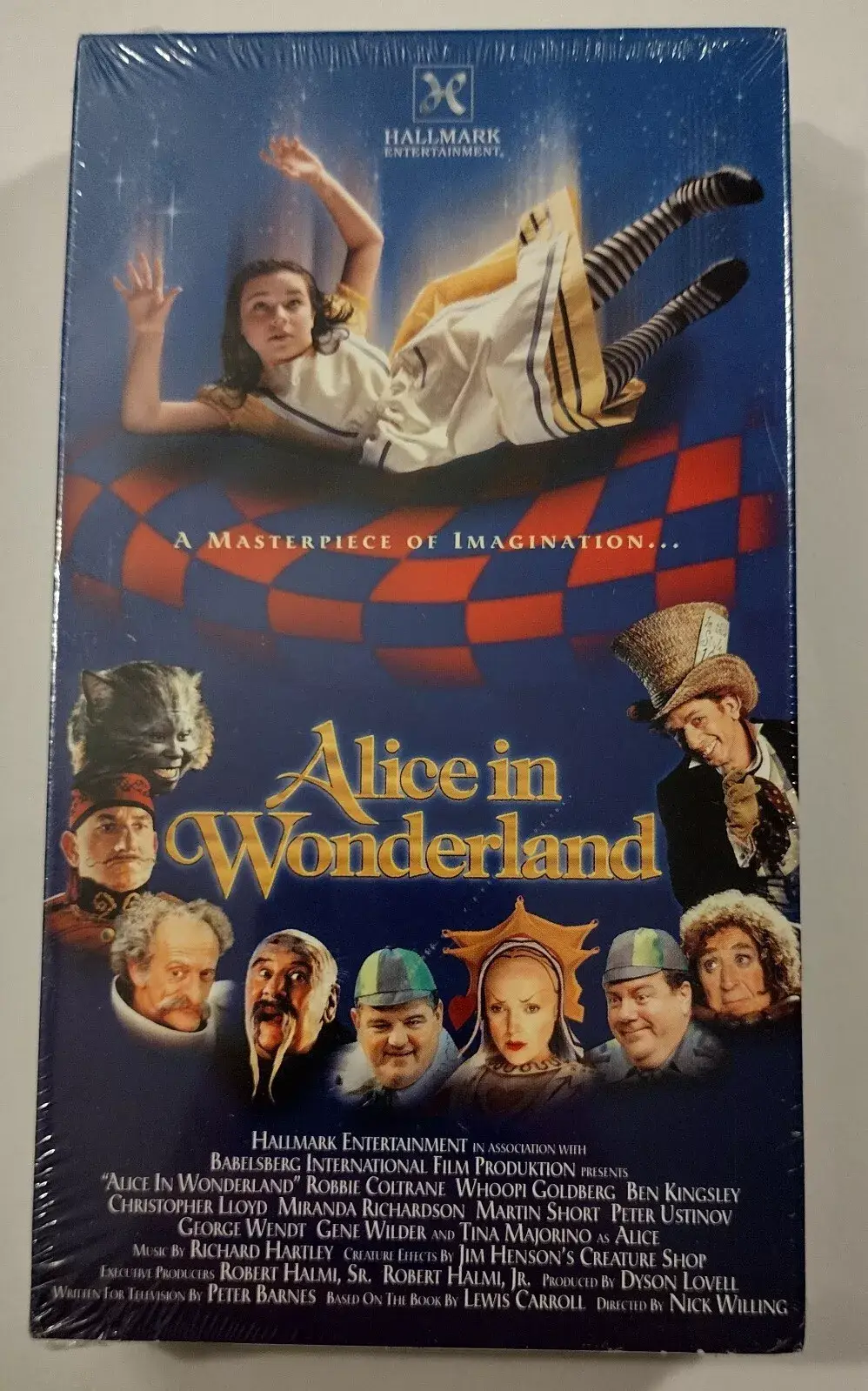 Real Retro - Wholesale Music Accessory - ALICE IN WONDERLAND Sealed Movie VHS Tape0