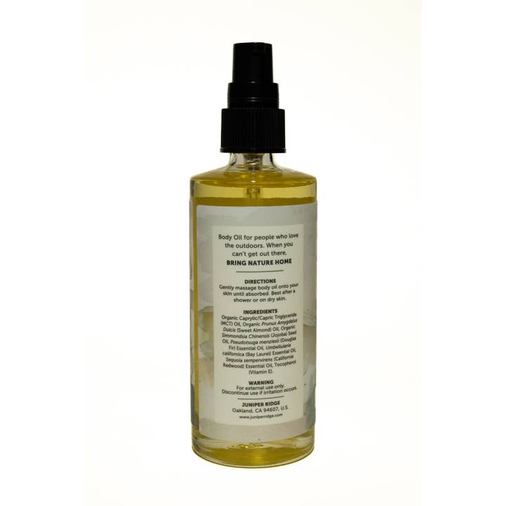 Juniper Ridge - Wholesale Bath/Body Oil - Body Oil- Redwood Mist (4oz)