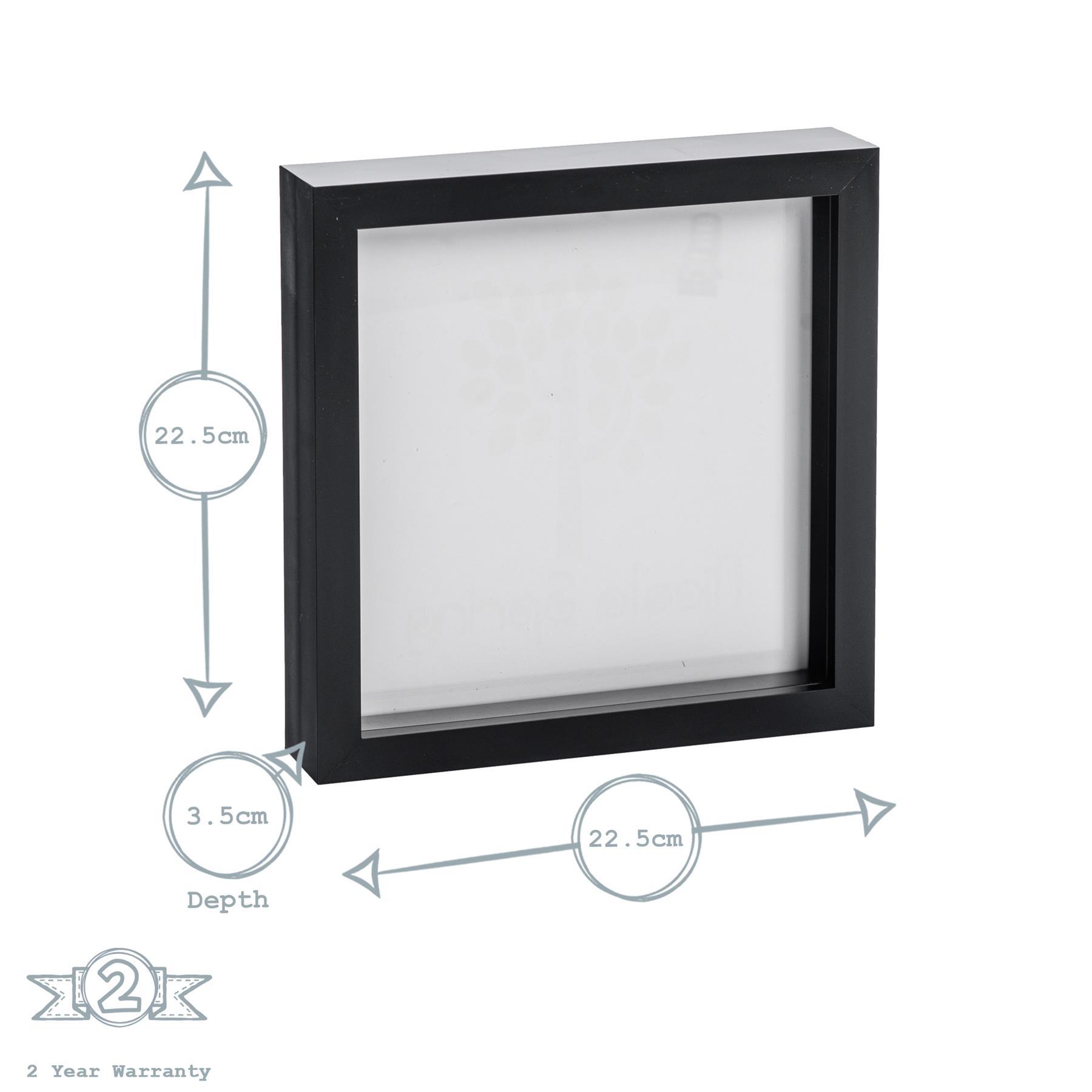 Rinkit Ltd - Wholesale Picture Frame - Nicola Spring Box Photo Frame - 8x8 - Black6
