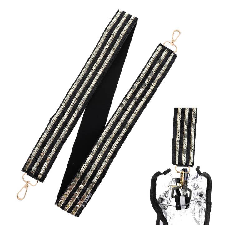 SP Sophia Collection - Wholesale Bag Strap - Women's - Game Day Sequin Shoulder Bag Strap