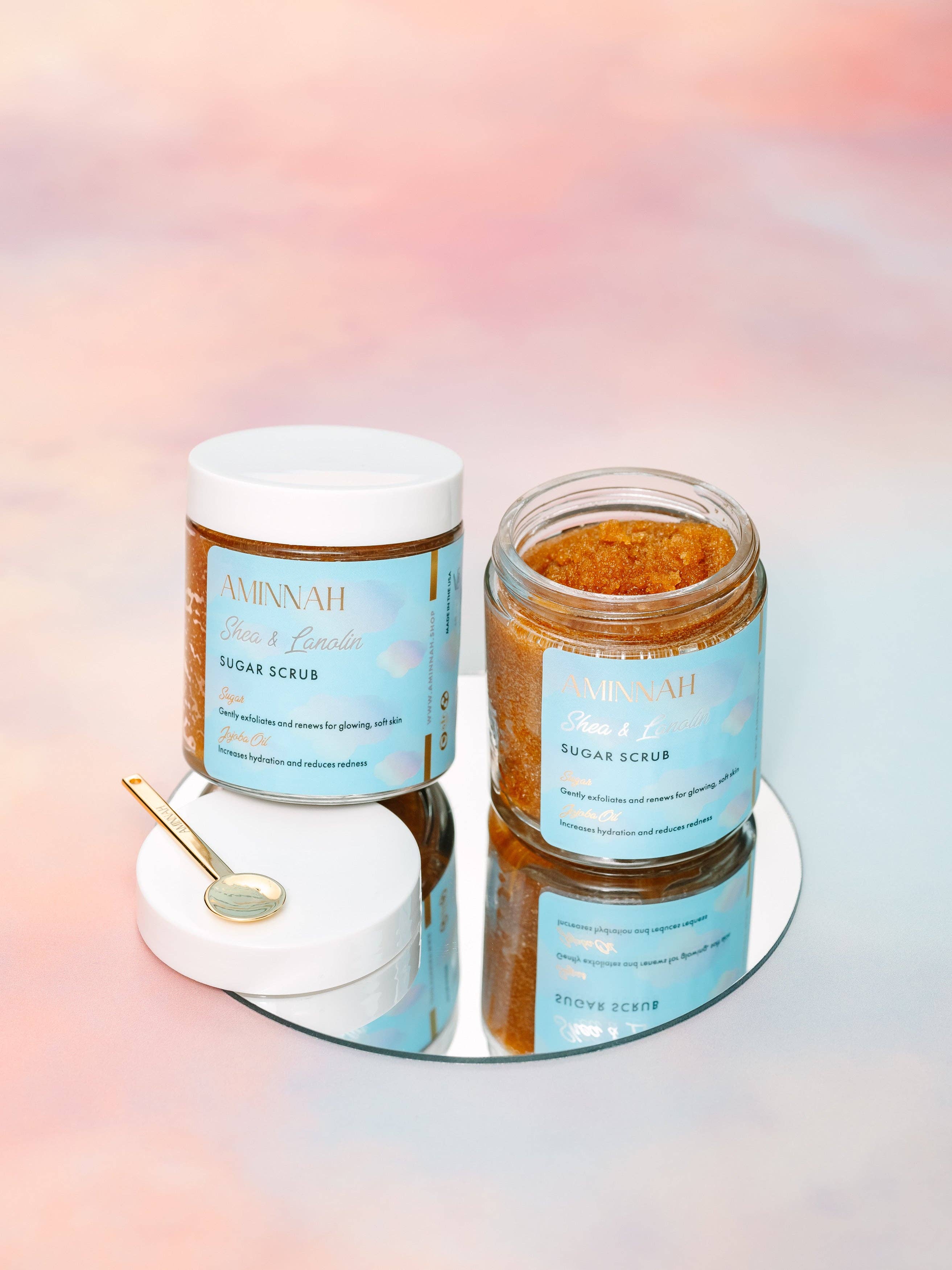 AMINNAH - Wholesale Bath & Body Set - "Eczema" Body Collection | Cream| Serum| Sugar Scrub| Body Oil| Cleanser|10