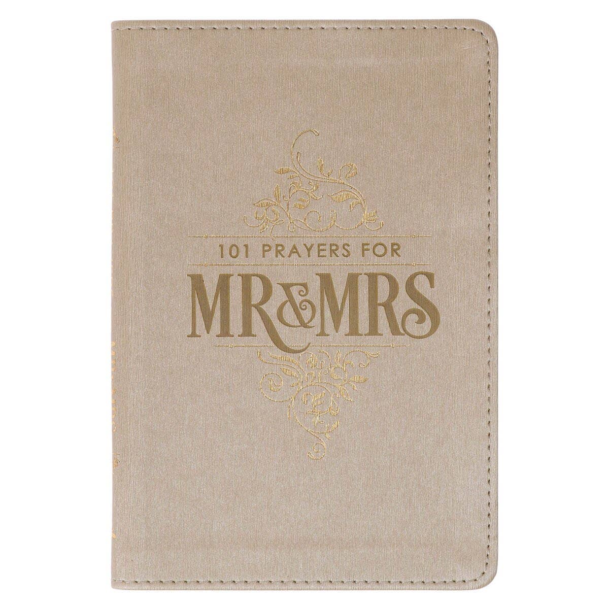 Christian Art Gifts - Wholesale Religion Book - Gift Book 101 Prayers for Mr. & Mrs. Faux Leather0