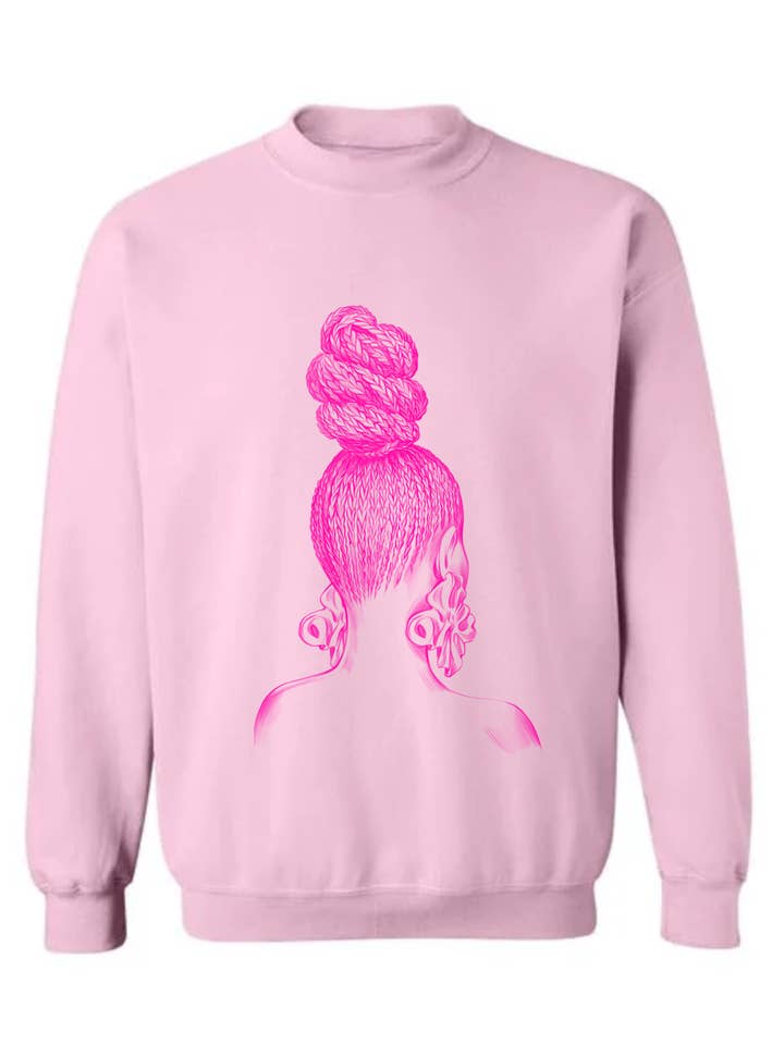 Ara Pink Crewneck for wholesale by By Dami Studios