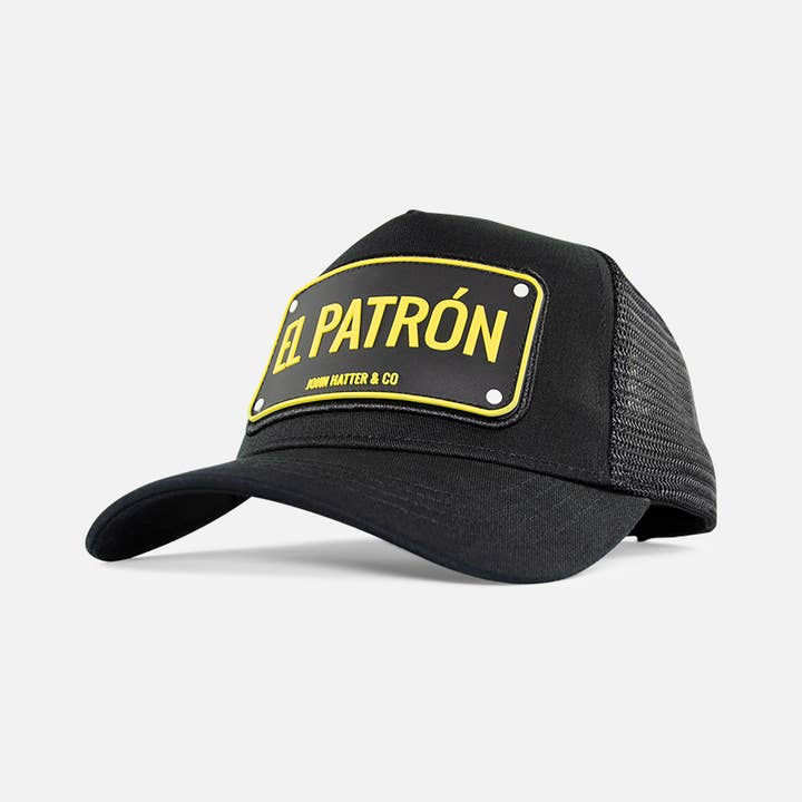 John Hatter & Co - Wholesale Trucker Hat - Unisex - El Patron Black - Rubber Cap