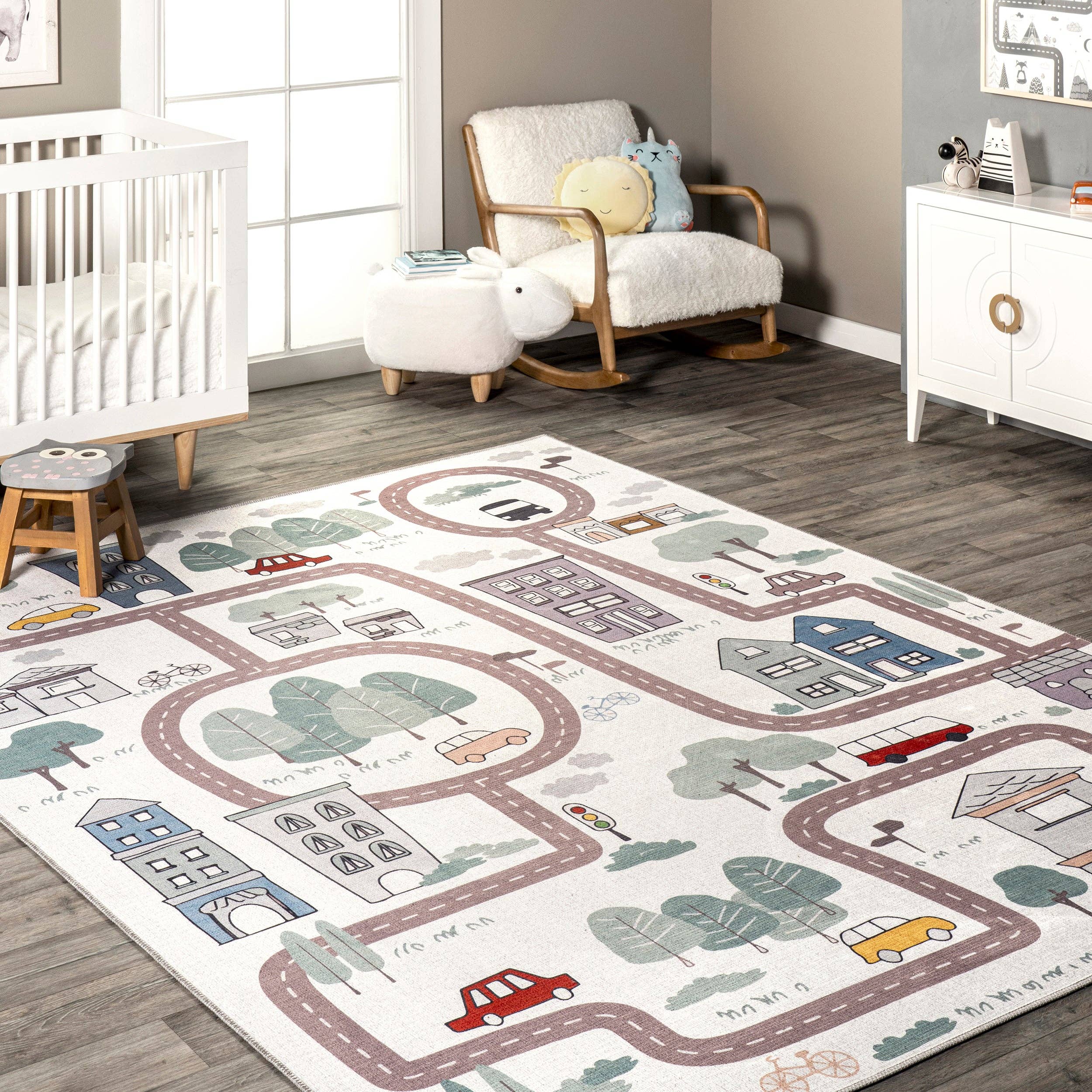 nuLOOM - Wholesale Area Rug - Kids & Baby - Chalea Kids Town Machine Washable Area Rug7