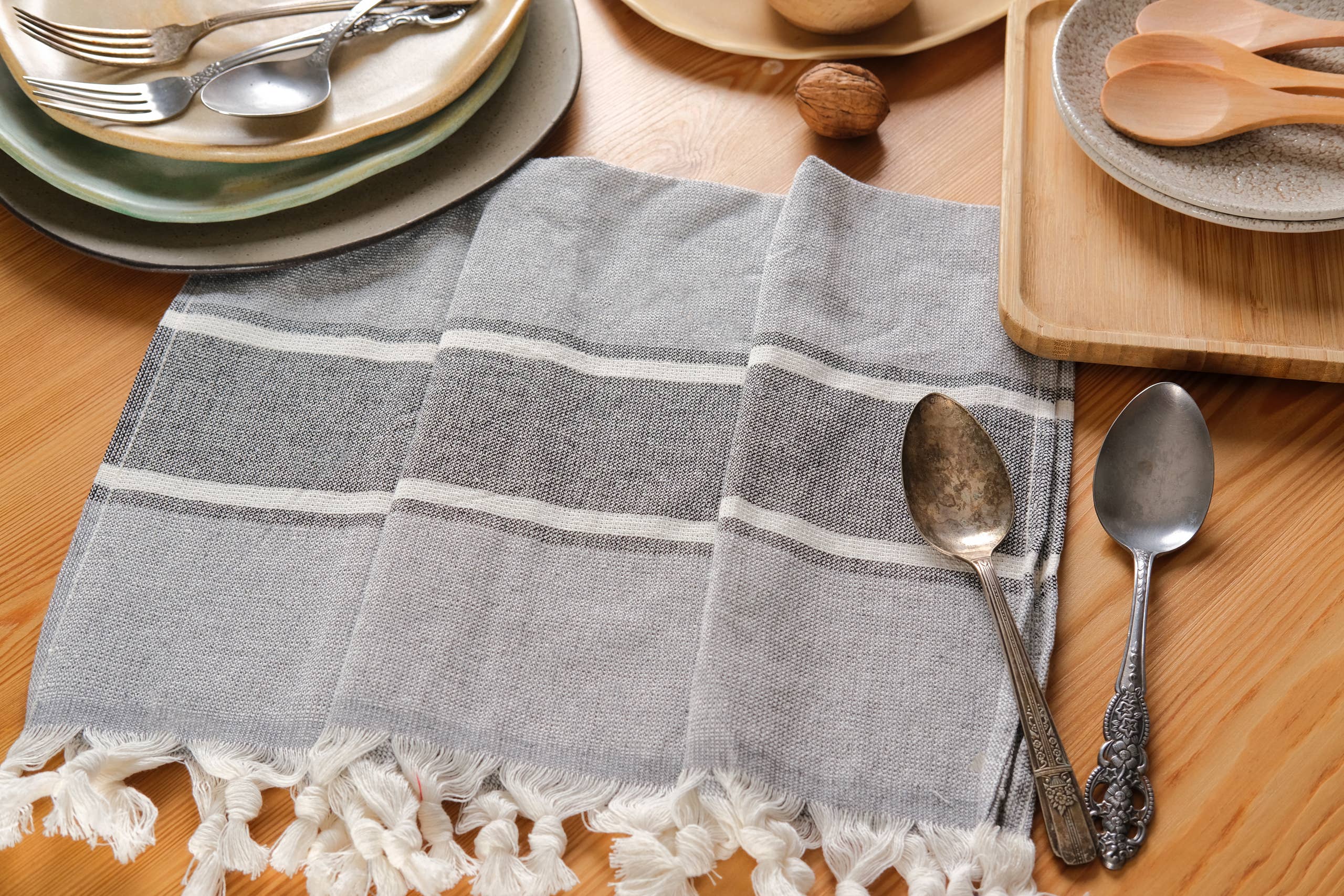 La Hammam - Wholesale Tea Towel - Smyrna Turkish Cotton Kitchen / Hand Towel   23x17in15