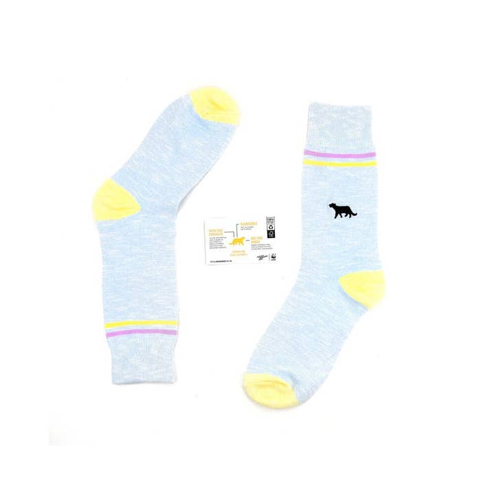 Snow Leopard Speckle for wholesale by Critically Endangered Socks