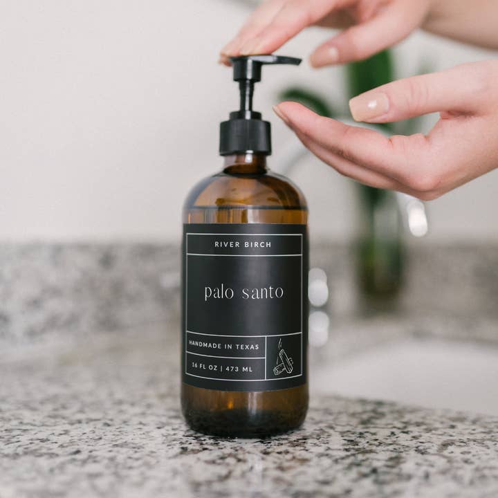 River Birch Candles - Wholesale Hand soap/wash - Palo Santo Scented- 32oz Soap Refill Hand Wash Luxury 1