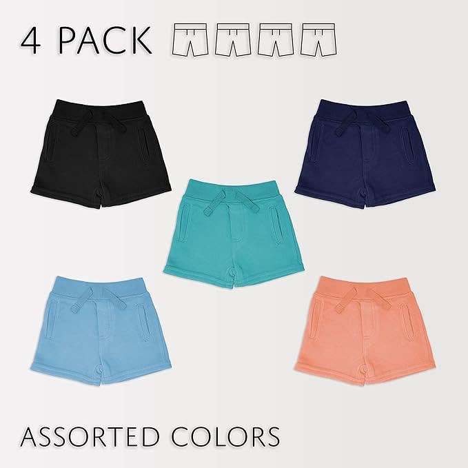 I-Wear Brands - Wholesale Shorts - Kids - Toddler's French Terry Cotton Shorts With Pockets2