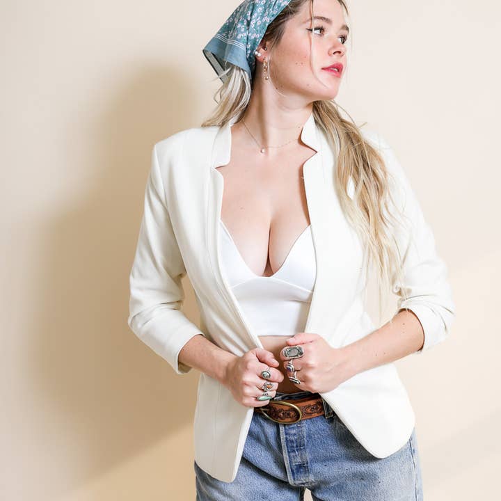 Leto Accessories - Wholesale Bandana - Women's - Cotton Field of Flowers Bandana - Muted Color Tones