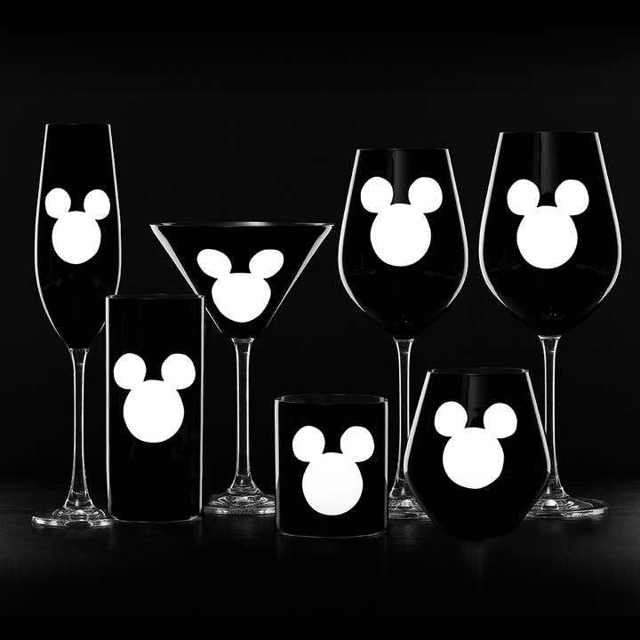 JoyJolt – Großhandel Champagnerflöten – Disney Luxury Mickey Mouse™ Champagner-Gläser, 2er-Set6