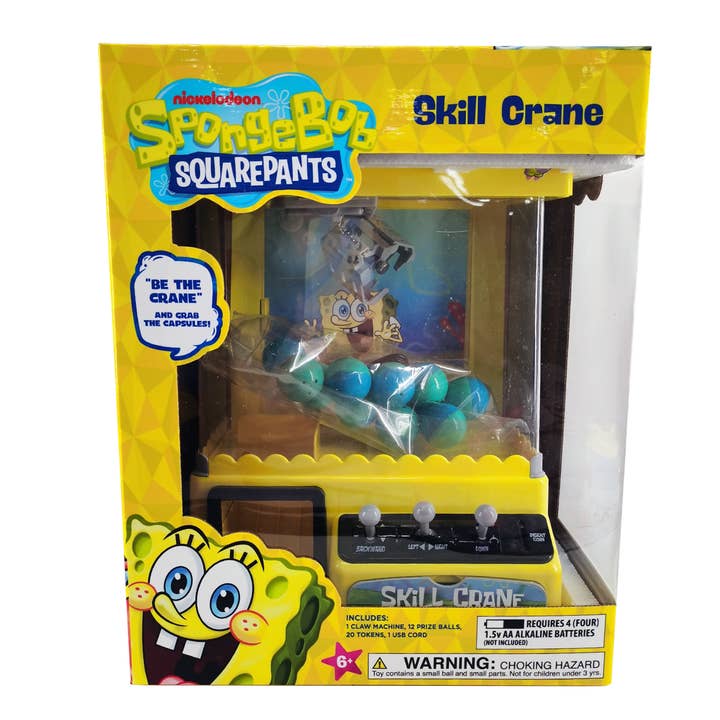 Well Played - Wholesale Classic Toy - Kids - SpongeBob SquarePants Skill Crane1