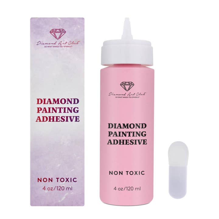 Canvas Adhesive with Applicator (4oz / 120ml) for wholesale by Diamond Art Club