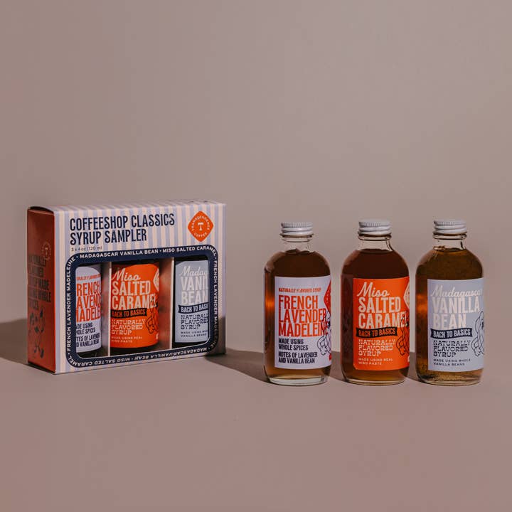 Transcendence Coffee - Wholesale Flavored Syrup - Mini Coffeeshop Classics Syrup Sampler
