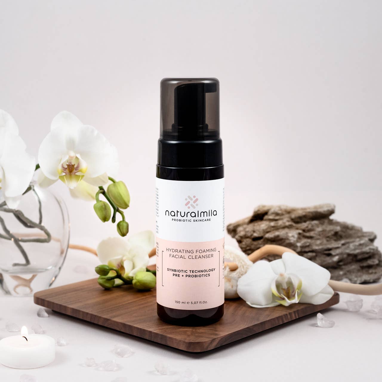 Naturalmila Probiotic Skincare - Wholesale Facial Cleanser - Probiotic moisturizing & facial cleansing mousse