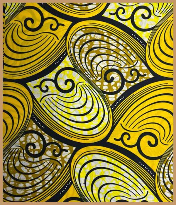 African Fabrics Inc - Wholesale Fabric - Cobalt Cascade: Bold African Super Premium Wax Print1