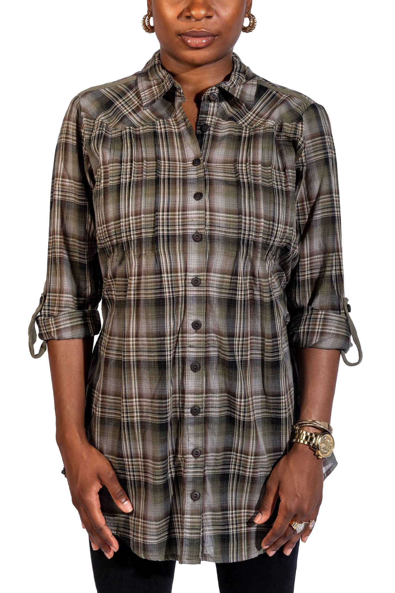 Coupe Collection - Wholesale Button Down Shirt - Women's - CLS1823930