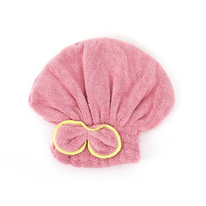 VIGOR - Wholesale Shower cap - Microfiber Shower Drying Bow-knot Shower Cap Hair Turban hair Wrap Bath Cap13