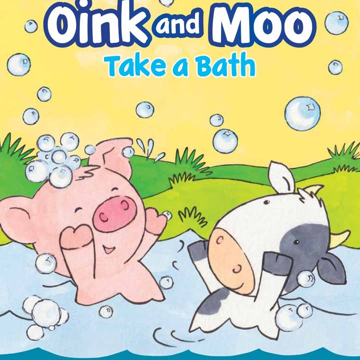 Gibbs Smith - Wholesale Preschool Book (3-5) - Oink and Moo Take a Bath