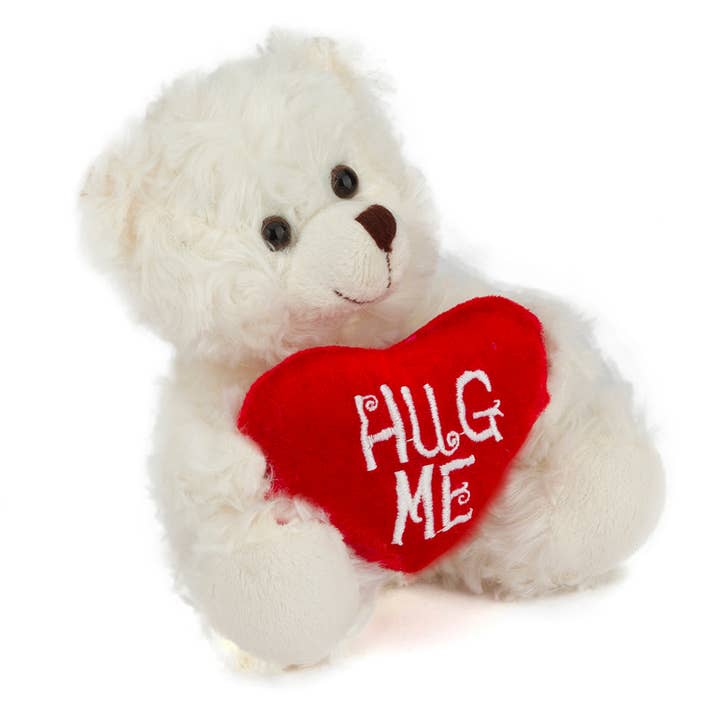 Plushland - Wholesale Stuffed/Plush Toy - Kids & Baby - 6″ & 9″ Valentine Teddy Bear | Bear Holding Hug Me Heart5