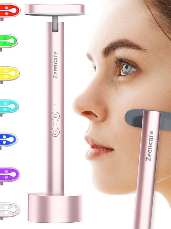 ZEENCARE Baguette de thérapie par lumière rouge LED 7 en 1 pour le visage et le cou pour la vente par Elzama
