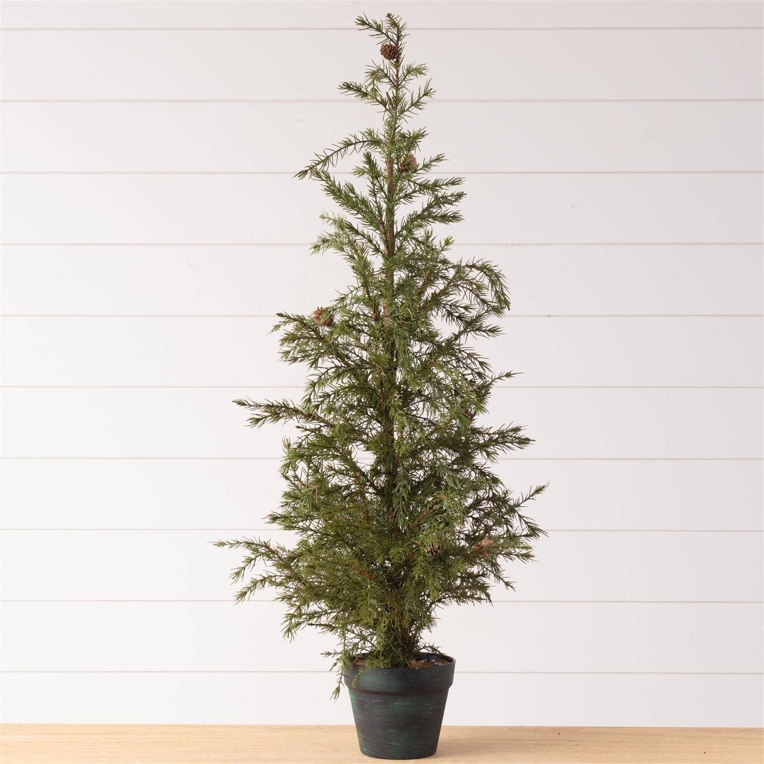 Audrey's Home & Gift - Vendita all'ingrosso Alberi di Natale finti - Albero di Natale in vaso, abete pino, grande (Conf./02)1