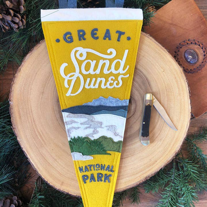 Banderín del Parque Nacional Great Sand Dunes para venta al por mayor de Yoho & Co.